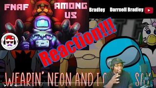 FNAF SECURITY BREACH vs AMONG US Rap Battle ANIMATION | Rockit Gaming / DB Reaction