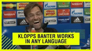 Translator steals the show at Klopp's press conference!