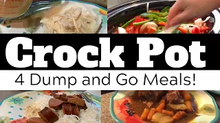 Easy Crock Pot Meals - Dump and Go!