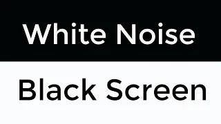 White Noise Black Screen - Perfect for Sleep, Work, Study | 10 Hours