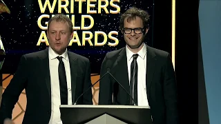 Barry's Alec Berg & Bill Hader win the 2019 Writers Guild Award for Episodic Comedy