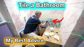 How to Tile a Bathroom | My Best Advice | PLAN LEARN BUILD