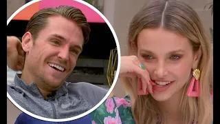 Sophie Hermann and Tom Zanetti flirt via cake innuendo