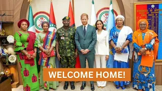 Day 1 - Prince Harry and Duchess Meghan's warm welcome to Nigeria