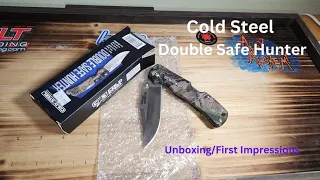 Cold Steel Double Safe Hunter unboxing and first impressions.