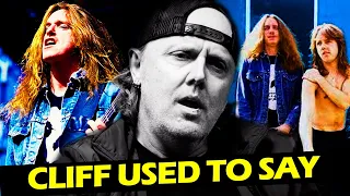 LARS ULRICH REMEMBERING A CLIFF BURTON'S ADVICE #METALLICA