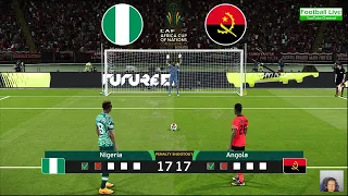 Nigeria 🆚 Angola - Penalty Shootout 2024 | African Cup of Nations 2023 | eFootball PES