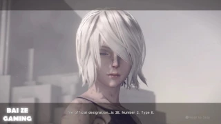 Nier Automata Walkthrough3 Part 68 - Ending D, and Ending E Final Boss and Cutscenes!