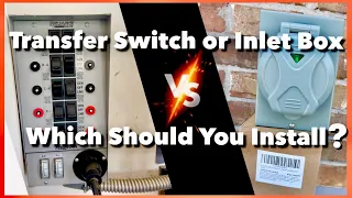 BEST Way To Connect A Generator To Your House - Interlock Kit with Inlet Box or Transfer Switch