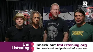 I'm Listening ; Metallica Urge Fans to Start Talking About Mental Health