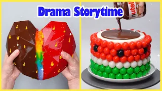 😍 Drama Storytime 🌈 Most Satisfying Chocolate Fruit Cake Decoration Ideas