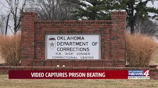 Video captures prison beating