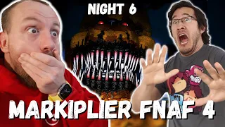 THE GOOD ENDING? Markiplier Five Nights at Freddy's 4 - Part 6 (REACTION!)