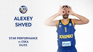 Star Performance. Alexey Shved Set Career High & VTB League Season High 37 PTS vs CSKA