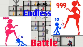 Stick Fight Endless Battle Mobile Game || Level 41 Stickman Defense ios