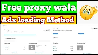 Adx loading | 2024 | free proxy | high ecpm | Automation method|