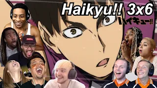 Haikyu!! 3x6 Reactions | Great Anime Reactors!!! | 【ハイキュー!!】【海外の反応】