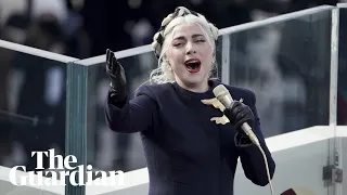 Joe Biden inauguration: Lady Gaga sings the national anthem