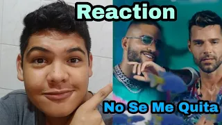 Reaction to No Se Me Quita Maluma Ft. Ricky Martin