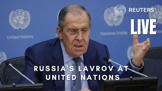 LIVE: Russian Foreign Minister Sergei Lavrov chairs UN Security Council meeting after criticism f…