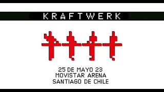 Kraftwerk en Chile *Concierto (FHDMulticam) [Jueves 25 de Mayo 2023] Movistar Arena, Santiago, Chile