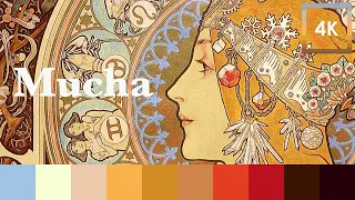 Color Palette - Alphonse Mucha