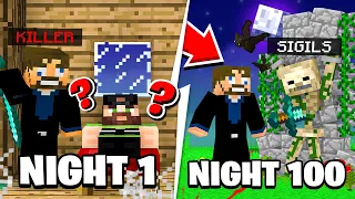 Escaping the Camp Killer in Minecraft!