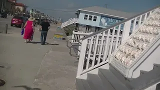 Galveston Seawall walk and Duck Tour