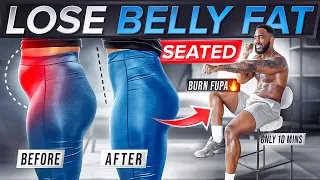 7 Day Lose FUPA Seated Workout | 10 Min chair BELLY FAT challenge