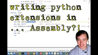 Writing Python Extensions in Assembly [Stream Recording]