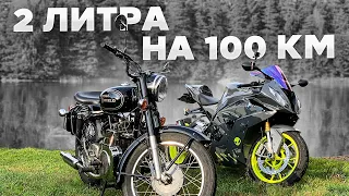 2 литра на 100км ДИЗЕЛЬНЫЙ Мотоцикл Я ОФИГЕЛ как он ЕДЕТ!