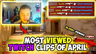 MOST VIEWED CSGO TWITCH CLIPS OF APRIL 2021
