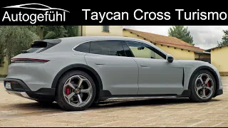 Anti-Porsche or all-rounder? Porsche Taycan Cross Turismo REVEAL!