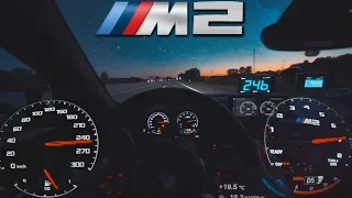 BMW M2 Competitione | Pushing at Night on German Autobahn✔