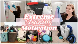 COMPLETE DISASTER CLEAN WITH ME | ALL DAY WHOLE HOUSE CLEANING MOTIVATION