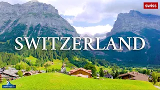 🏠🐄🌷🌺 🚠 Grindelwald 🇨🇭 - Most Beautiful Alpine Village of Switzerland | Walk Tour 4K UHD | #swiss