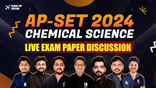 Chemical Science | AP SET 2024 | Live Exam Paper Discussion |