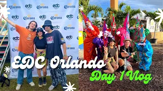 EDC Orlando Day 1 Vlog 2022 | Hurricane Delays, Surprise Sets & a Look at VIP!