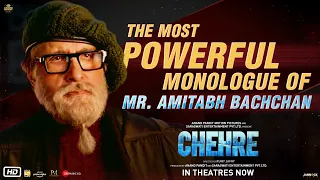 Chehre - The Most Powerful Monologue Of Mr Amitabh Bachchan | Rumy J. | Anand P. | In Theatres Now