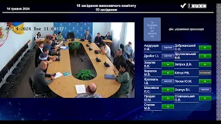 10 чергове засідання виконавчого комітету 14.05.2024 р.