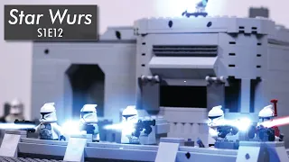 Republic garrison defending the FOB (Forward Operating Base) | Lego StarWurs stopmotion [S1E12]