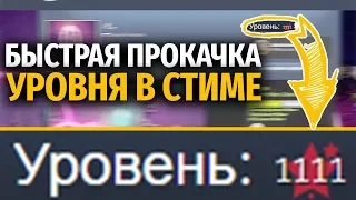 КАК ДЕШЕВО АПНУТЬ LVL СТИМ?!?!?