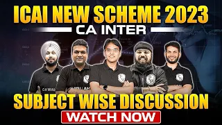 CA Inter Subject Wise New Syllabus || ICAI New Scheme 2023 || CA Intermediate by PW