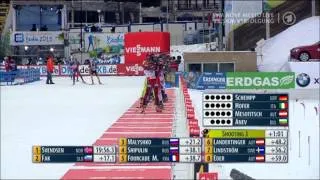 Biathlon WM Verfolgung der Männer in Nove Mesto 2013