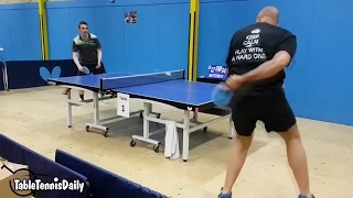 GREATEST SANDPAPER TABLE TENNIS SHOT OF ALL TIME!