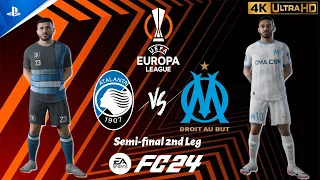 FC 24 - Atalanta vs. Marseille | UEFA Europa League 23/24 Semi-final 2nd Leg | PS5 [4K 60FPS]