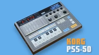 KORG PSS-50 Vintage Groove Box "SUPER SECTION" 1984 | HD DEMO