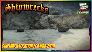 Shipwreck Location For March 29th 2023 | GTA 5 Online | Los Santos Tuners DLC
