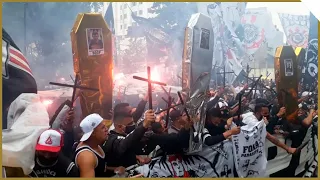 PROTESTO DA TORCIDA DO CORINTHIANS!