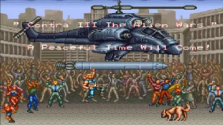 Contra 3: The Alien Wars - Super Nintendo - Detonado no nível Hard, do inicio ao fim.